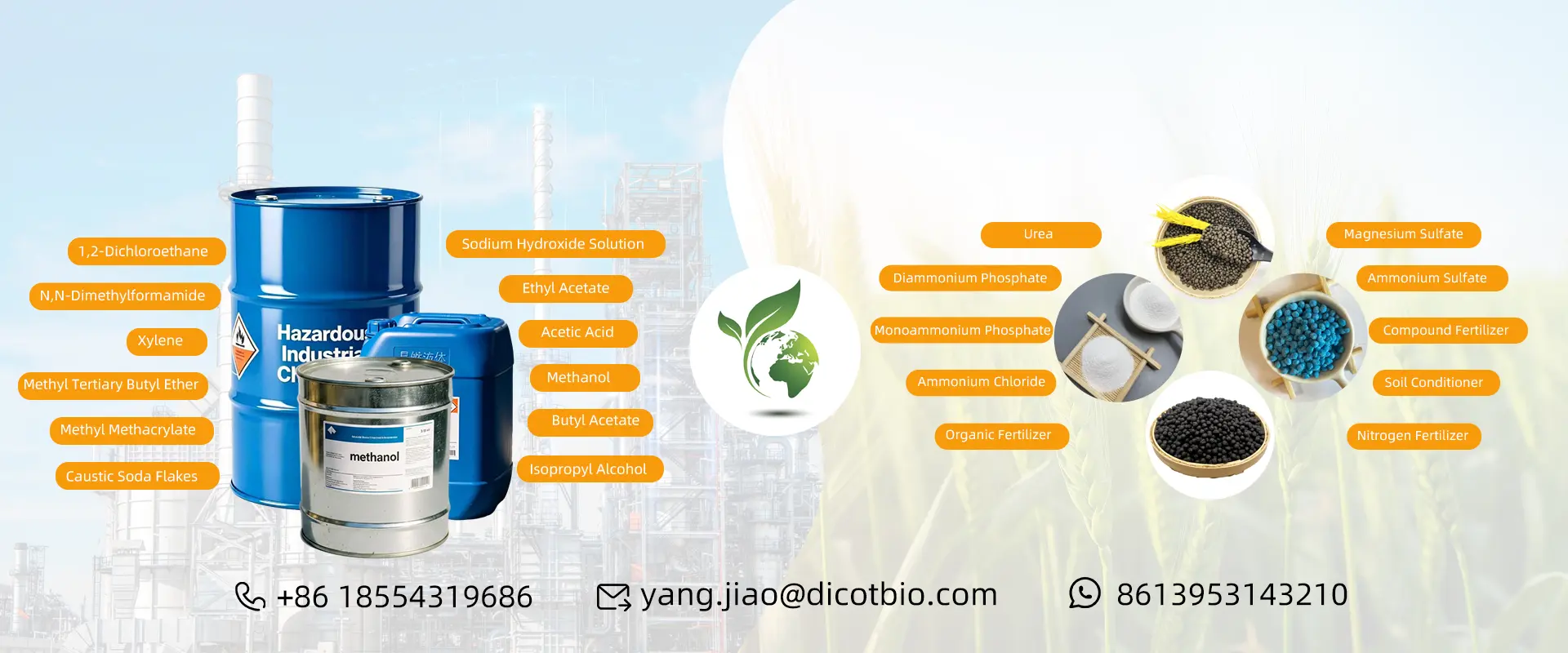 High-Efficiency Agricultural Fertilizers and Raw Materials Manufacturer
